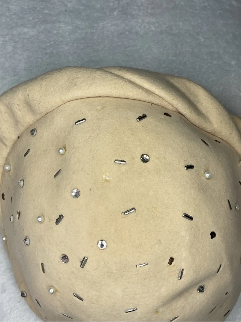 Vintage Glenover 100% Wool Beige Hat | Classic Structured Retro Style